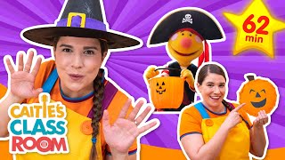 Halloween Fun  More  Kids Songs amp Learning  Caities Classroom [upl. by Zetrac]