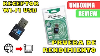 Receptor Wifi Usb económico  Unboxing y Review Dnw300u4 [upl. by Gael930]