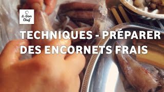 Comment préparer des encornets frais  Le bon Chef [upl. by Haliled923]