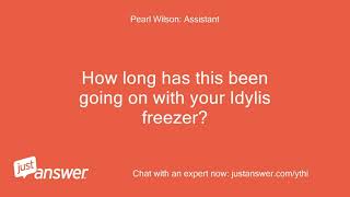 I have a Idylis deep freezer It stopped freezing When I [upl. by Appledorf34]