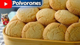 🔥POLVORONES CASEROS 36 piezas con 1 KILO de HARINA Dulce Hogar Recetas [upl. by Idarb455]