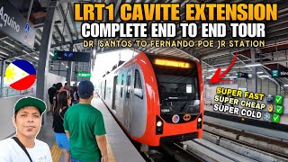 FINALLY  NOW OPEN The LRT1 Cavite Extension Project Phase 1 Full Tour  Dr SANTOS to FPJ Jr [upl. by Allare]