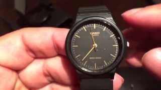 Casio MQ241E Black Resin Watch [upl. by Joerg]