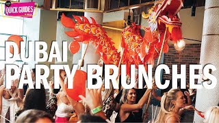 Dubais biggest party brunches in 2019 including Saffron and STK [upl. by Ev202]