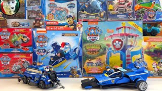 Paw Patrol Collection Unboxing Review  Dino rescue HQ  Mud  Popup game  Marshall ASMR [upl. by Sorkin55]