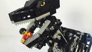 LEGO TECHNIC 8485 Control Center II TRex Dinosaur from 1995 [upl. by Naujd218]