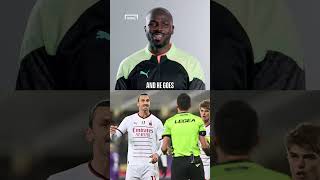 Koulibaly Ibrahimović talks a lot 🗣️ Shorts [upl. by Norene]