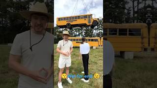 Mr beast Bus ke upar Bus kitne rehta hai 🚌 Mr beast shorts viral tranding [upl. by Florian]