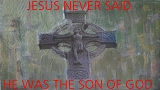 Pesher of Christ song Son of God Jesus never said [upl. by Herr]