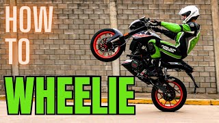 How to Wheelie for Beginners [upl. by Aicirtal]