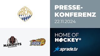 22112024  Pressekonferenz  Schongau Mammuts vs EHC Waldkraiburg [upl. by Anitnahs]