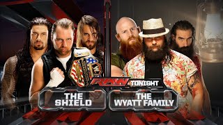 The Shield Vs The Wyatt Family  WWE Raw 03032014 En Español [upl. by Happ395]