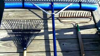 Water Weed Rake for milfoil control or hydrilla lake shore c [upl. by Kimberli]