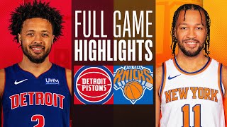 PISTONS at KNICKS  FULL GAME HIGHLIGHTS  November 30 2023 [upl. by Morrill910]