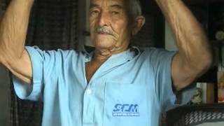 Sr Capucho Rezador 78 anos Sertão da Bahia início de 2012 [upl. by Estevan]