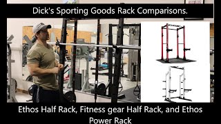 Squat Racks From Dicks Sporting Goods Review and Comparison [upl. by Suiddaht]