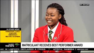 Matriculant receives best performer award [upl. by Sage260]