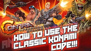 How To Do The Konami Code In Contra Operation Galuga [upl. by Ysdnil741]