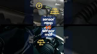 Sensor MAP vs Sensor MAF Cuáles con las diferencias mechanic mechanical shortautomotriz [upl. by Aicile943]