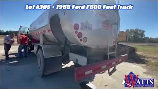 1988 FORD F800 FUEL TRUCK For Sale [upl. by Ilise]