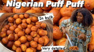 How to make Nigerian Puff Puff step by step  for beginners  very detailed [upl. by Florette]