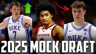 OFFICIAL 2025 NBA Mock Draft Season Opener Edition [upl. by Khorma728]