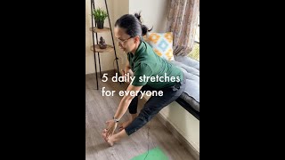 5 daily stretches for everyone [upl. by Ellenaj55]