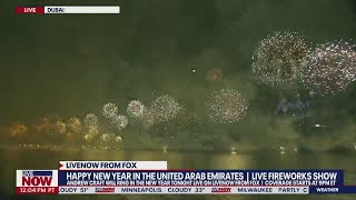 Happy New Year United Arab Emirates welcomes 2023 with recordsetting fireworks show [upl. by Mehelhteb]