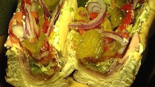 How To Make A PHILLY Italian HOAGIE From Home Philly SUB Sandwich Recipe [upl. by Eng]