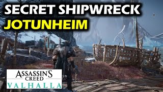 Jotunheim Frozen Wealth Chests at Secret Beach Shipwreck  Assassins Creed Valhalla [upl. by Andreana]