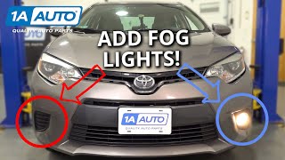 Adding Fog Lights to a Car or Truck That Never Had Them Watch These Complete Install Tips [upl. by Nelli]