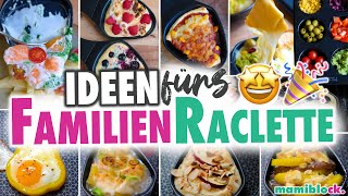 9 geniale Raclette Ideen  die jeder kennen muss 🍳😋  mamiblock [upl. by Sibella]