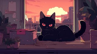 Escape from the city 🍂 Lofi cat  just want to help you relax 🎶 Lofi Beats To Relax  Study [upl. by Daloris364]