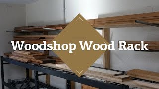 Woodshop Lumber Rack [upl. by Anibas]