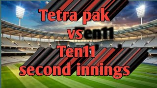 Tetra pak vs Ten 11 second innings thrilling batting by Usman [upl. by Yatnuahc]