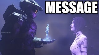 HALO Infinite  Cortanas Last Message To Master Chief  Cortanas Goodbye [upl. by Sadiras824]