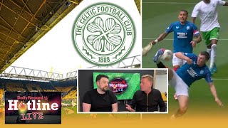 Hotline LIVE  Live from Dortmund ahead of Celtic UCL clash  Rangers vs Hibs referee review [upl. by Stoecker]