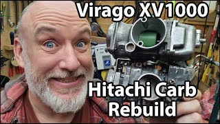 XV1000 Hitachi HSC40 Carburettor Rebuild [upl. by Luemas699]