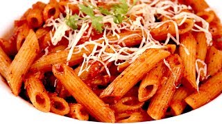 घर पर आसान तरीके से बनाये पास्ता  Red Sauce Pasta Recipe [upl. by Garceau]