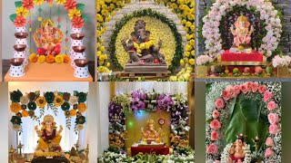 Ganesh Chaturthi Decoration Ideas At Home  Ganesh Chaturthi Celebration Ideas 2024  Ganpati 2024 [upl. by Tivad375]