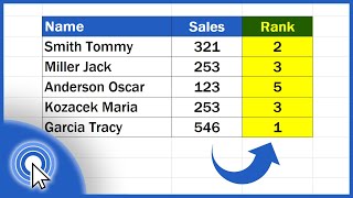 How to Calculate a Rank in Excel Descending  Ascending [upl. by Janis]