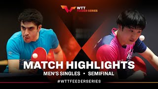 Amirreza Abbasi vs Yuto Muramatsu  MS SF  WTT Feeder Cagliari 2024 [upl. by Sanjiv]