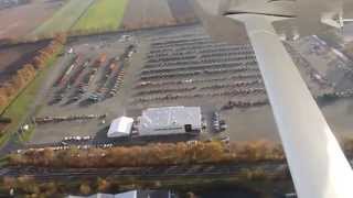 Aerial video of Europes largest farming equipment auctions in Meppen Germany [upl. by Nueoht]