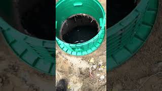 Installing a septic tank riser and cover [upl. by Bennet251]