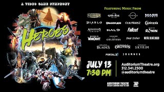 Heroes A Video Game Symphony Auditorium Theatre  July 13 2024 [upl. by Elijah362]