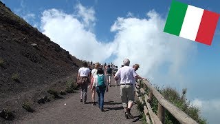 HIKING TO THE SUMMIT OF MOUNT VESUVIUSThe Volcano That Destroyed Pompeii [upl. by Yornek396]