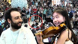 Pirates of the Caribbean BEST version  10year old violinist SHOCKS the whole airport 🎻🤯 [upl. by Dalenna250]