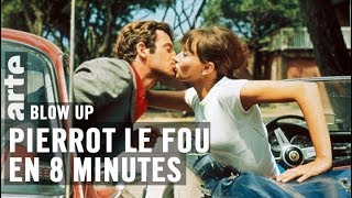 Pierrot le fou en 8 minutes  Blow Up  ARTE [upl. by Pooi62]