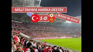 Türkiye 10 Karadağ maçı tribün özeti  İrfan’ın golü full tribün vlogu  Samsun uğurlu geldi [upl. by Enomaj]