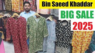 Winter Collection 2025  Bin Saeed Khaddar Printed  BIG SALE [upl. by Orsola890]